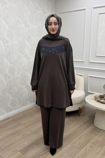 Esma Takım Kahverengi
