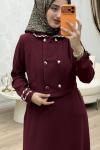 Ezel Elbise Bordo