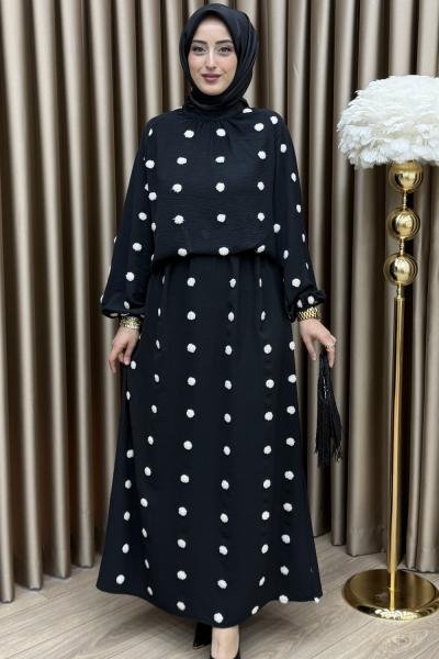 Mila Etek Takım Siyah