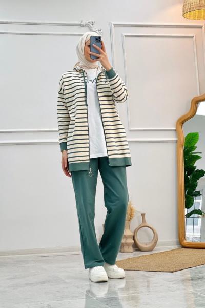 10380 Çizgili 3 Lü Takım