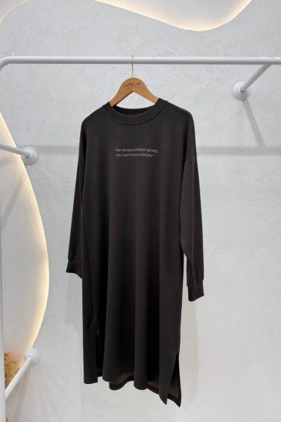 Beril Uzun Oysho Basic Tunik