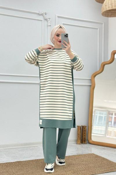 Ebrar Çizgili Penye Takım