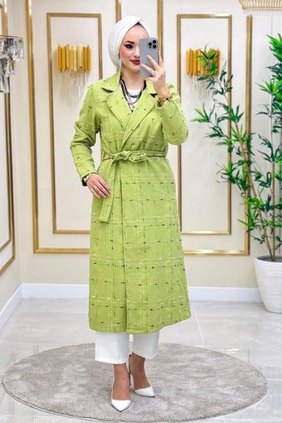 Nihal Şanel Kap - Yağ Yeşili