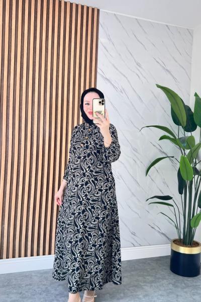 Sinem Pamuklu Vİskon Elbise