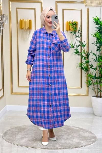 Sultan Şanel Kap -Mavi