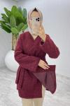 Bordo Elif Kap Tesettür Giyim