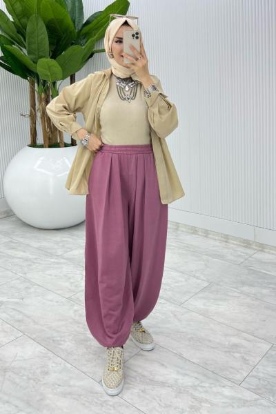Gül Cepli Şalvar Tesettür Giyim