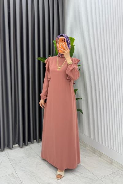 Gül Eylül Elbise Premıum Tesettür Giyim