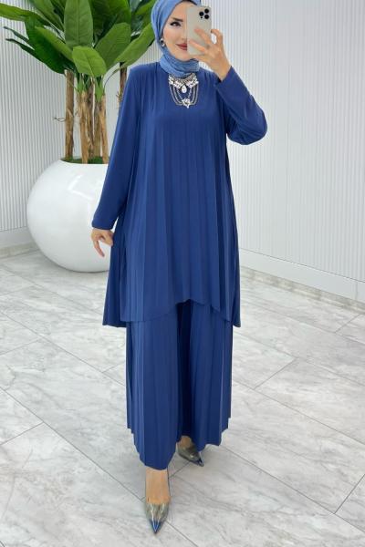 İndigo Yezra Takım Tesettür Giyim