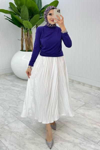 Mor Züleyha Takım Tesettür Giyim