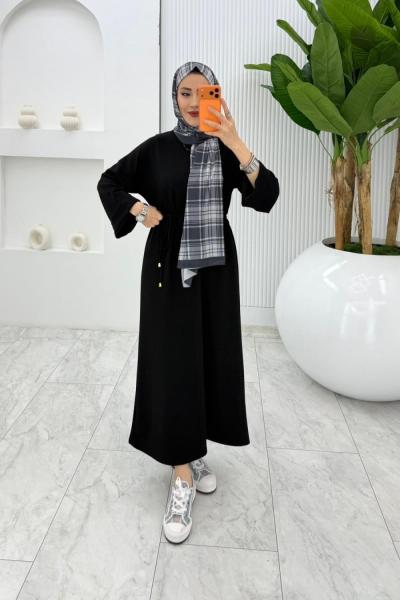 Siyah Oysho Elbise Tesettür Giyim