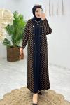 Siyah Sıla Triko Takım Tesettür Giyim