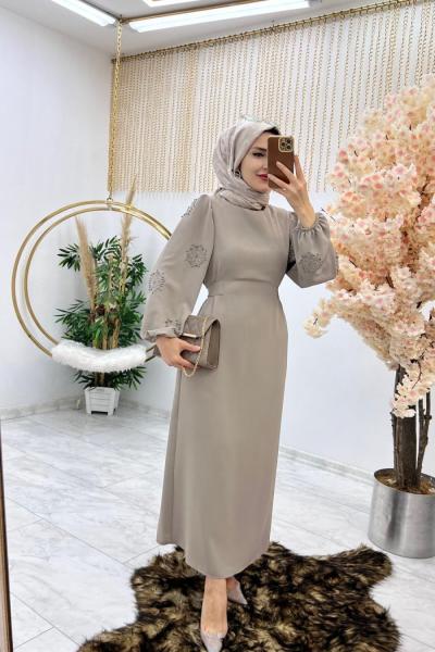 Taş Çisem Elbise Tesettür Giyim