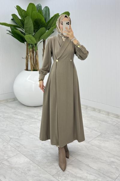 Toprak Semra Ferace Elbise Tesettür Giyim