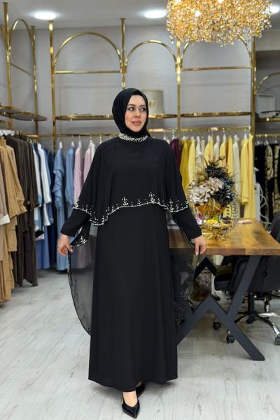 Berrin Abiye Elbise Siyah