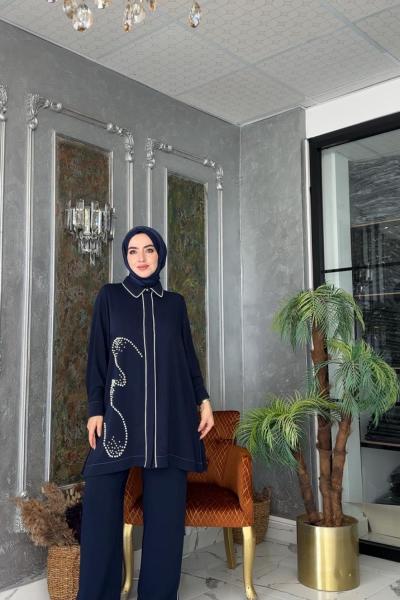 Çisel İkili Takım Lacivert