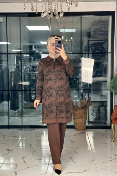 Demet Takım Kahverengi