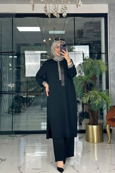 Fulya Pantolon Takım Siyah