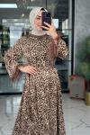 Gülperi Elbise-Leopar