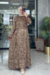 Gülperi Elbise-Leopar