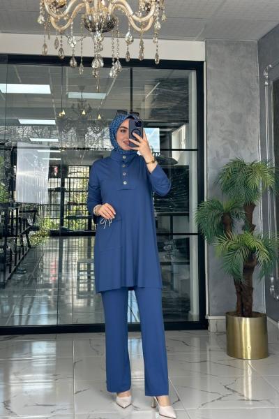 Kübra Takım-İndigo