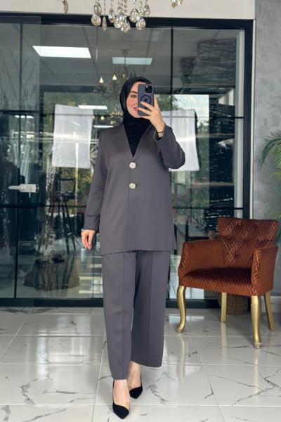 Modern Ceket Takım Antrasit