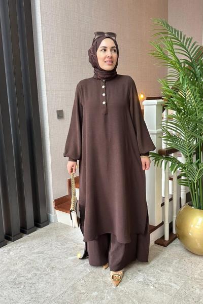 Bella Takım Kahverengi