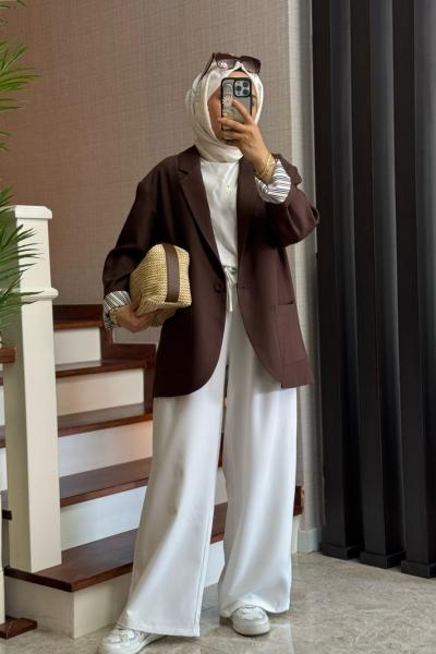 Carleen Ceket Kahverengi