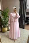 Riad Elbise Pembe