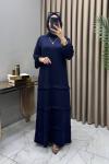 Bergen Elbise Lacivert