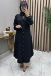 Boncuk Tunik Siyah