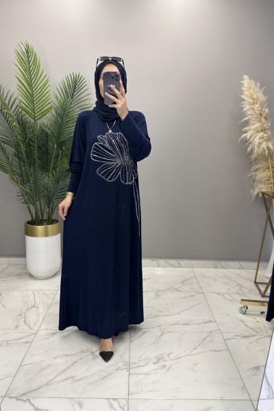 Nursema Elbise Lacivert