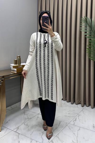 Sevgi Tunik Kolye Hediyeli Taş