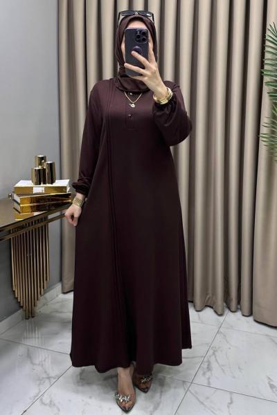 Sonay Elbise Kahverengi