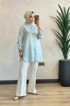 1035 Bellisimo Tunik Mavi