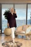 115 Boyuna Fitilli Hırka Kahve