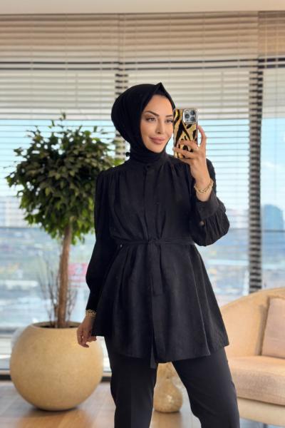 2007 Alin Gömlek Siyah