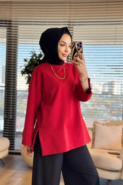 20735 Duygu Tunik Kırmızı