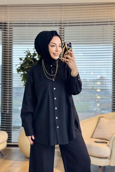 2124 Moon Takım Siyah