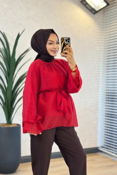 24436 Nisan Bluz Kırmızı