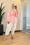 24436 Nisan Bluz Pembe