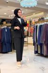 250369-1 Günlük Pantolon Ceket Takım Siyah