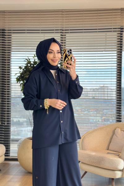 26QW8007 GoodWill Takım Lacivert