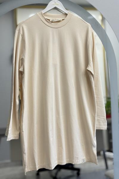 30726 Uzun Kollu İçlik Bej