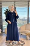 35281 Bomber Ceket Etekli Takım Lacivert