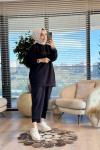 35797 Taş Ve Yüksek Baskılı Takım Siyah