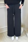 36783 Palazzo Modal Jogger Pantolon Siyah