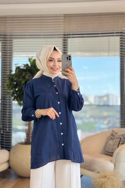 4094 Massi Gömlek Laciivert