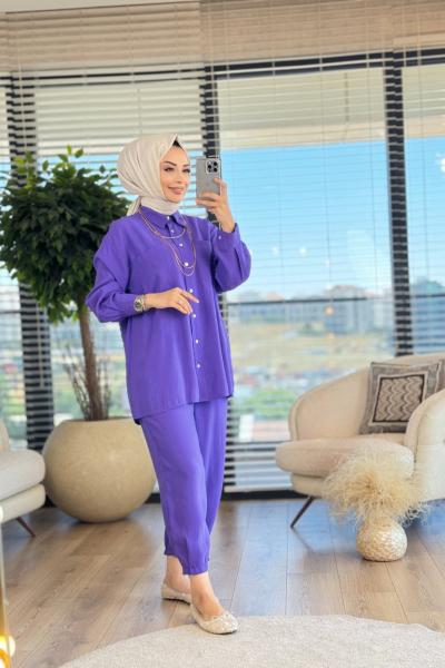 4123 Modal Takım Mor