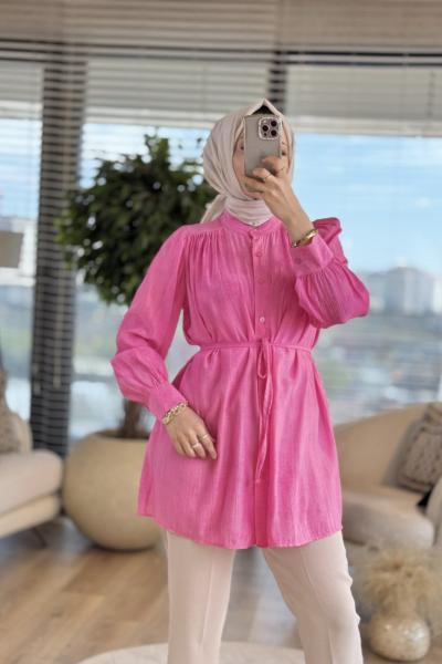4157 Nare Gömlek Pembe